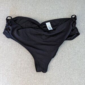 Time and Tru Plus Swimsuit Bottoms with criss-cross side and ruching